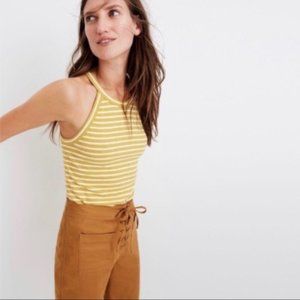 Madewell Time Off Tank in Marion Stripe